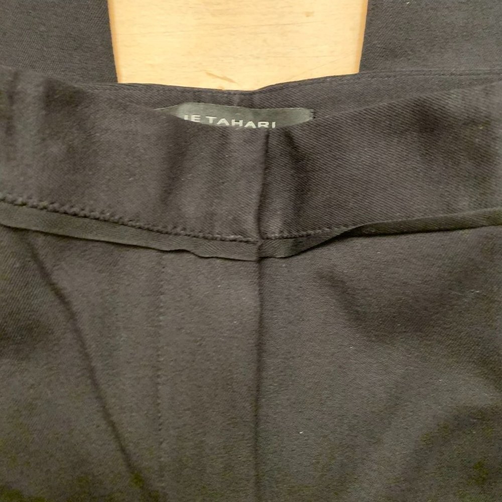 NWT Elie Tahari Alanis Cropped Pant Black Size 0 new - Picture 6 of 9